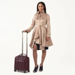 Briggs & Riley Widemouth Cabin Spinner- Plum -Samsonite Store image 1008