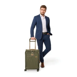 Briggs & Riley NEW Baseline Essential Carry-on Spinner- Olive -Samsonite Store image 1280