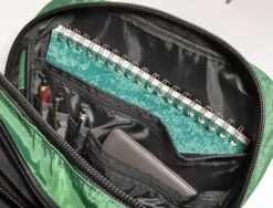 Derek Alexander Classic Duffle With Full Top Access - Black & Green -Samsonite Store image 1689