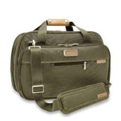 Briggs & Riley NEW Baseline Expandable Cabin Bag- Olive -Samsonite Store image 2070