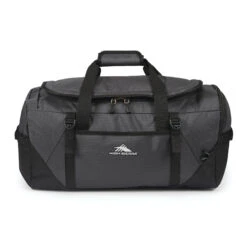 High Sierra Fairlead Collection Convertible Duffle- Mercury Black