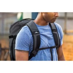 High Sierra Fairlead Collection Convertible Duffle- Mercury Black -Samsonite Store image 2112