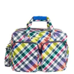 Lug Drifter Duffle Bag- Playful Plaid