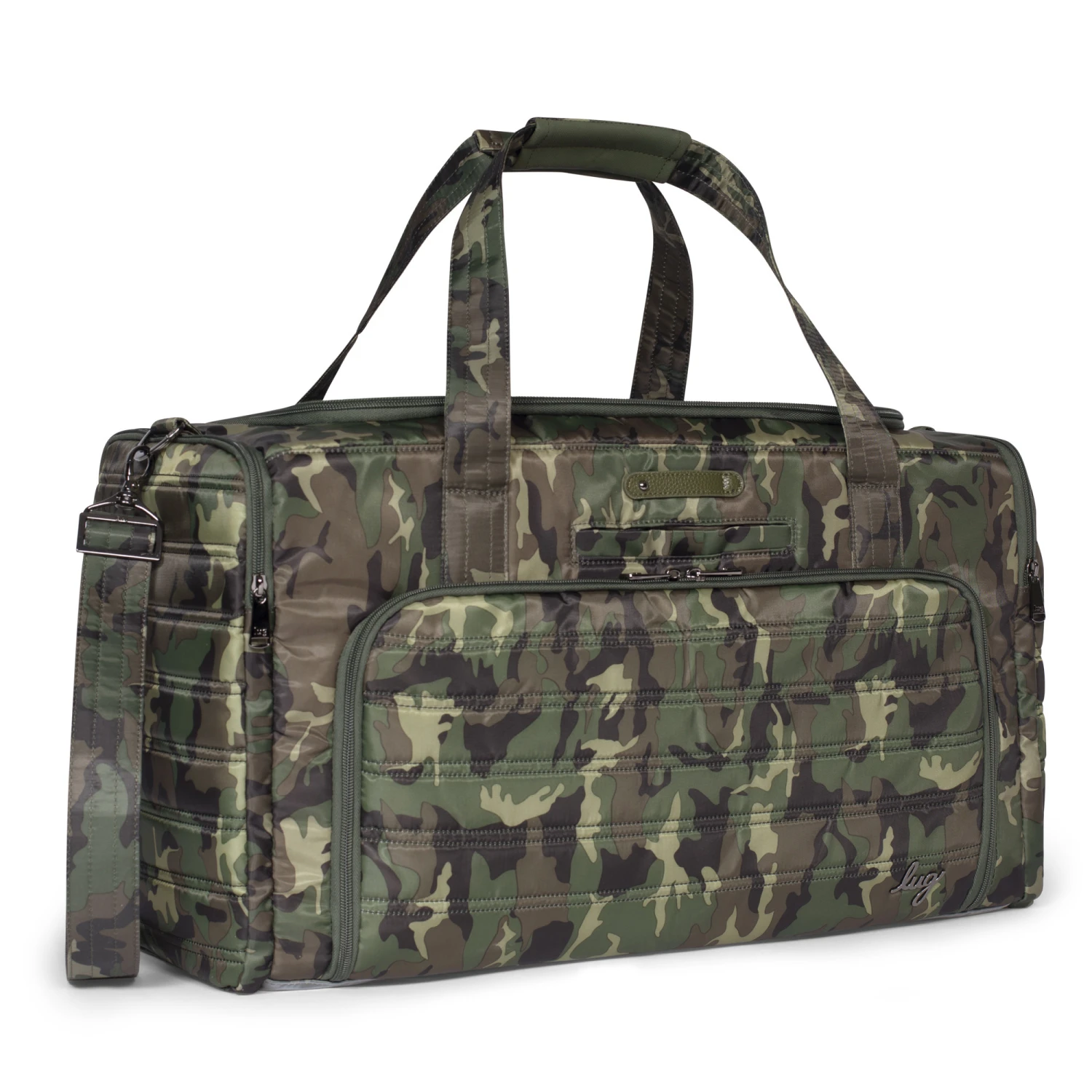 Lug Trolley Duffle Bag- Camo Green 4 Lug Trolley Duffle Bag- Camo Green - Image 2