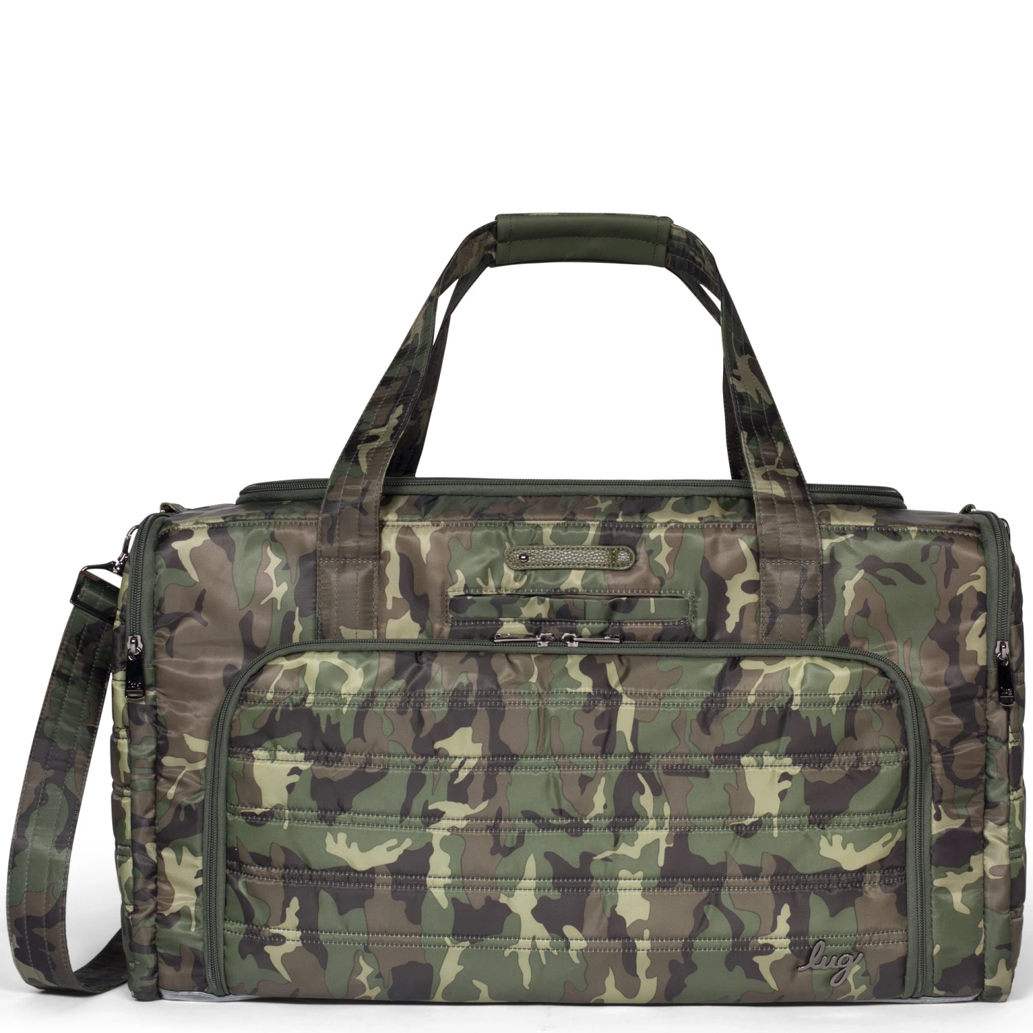 Lug Trolley Duffle Bag- Camo Green 6 Lug Trolley Duffle Bag- Camo Green - Image 4