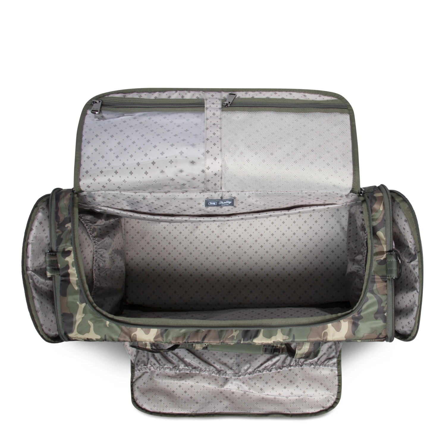 Lug Trolley Duffle Bag- Camo Green 7 Lug Trolley Duffle Bag- Camo Green - Image 5