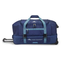 High Sierra Fairlead Collection 28" Drop Bottom Duffle-True Navy -Samsonite Store image 2238