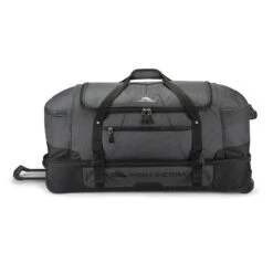 High Sierra Fairlead Collection 34" Drop Bottom Duffle- Mercury/ Black