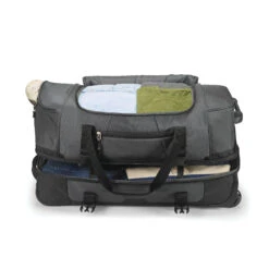 High Sierra Fairlead Collection 28" Drop Bottom Duffle- Mercury Black -Samsonite Store image 2315