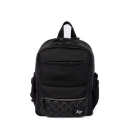 Lug Volley Mini Matte Luxe VL Backpack- Black/ IcePop Stitch