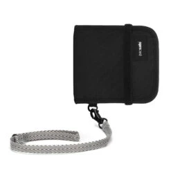 Pacsafe RFIDsafe™ V100 Anti-theft RFID Blocking Bi-fold Wallet Black