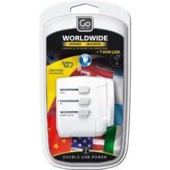 Go Travel Worldwide Adaptor + USB