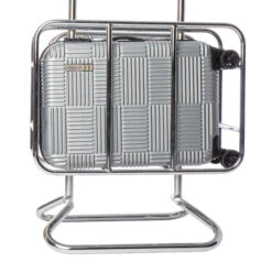 American Tourister Unify Spinner Carry-On- Silver -Samsonite Store image 615