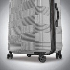 American Tourister Unify Spinner Carry-On- Silver -Samsonite Store image 616