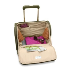 Briggs & Riley NEW Baseline Cabin Spinner- Olive -Samsonite Store image 834