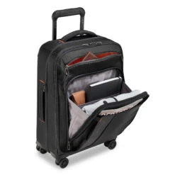 Briggs & Riley ZDX 22" Carry-On Expandable Spinner Black -Samsonite Store image 862