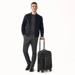 Briggs & Riley ZDX 22" Carry-On Expandable Spinner Black -Samsonite Store image 864