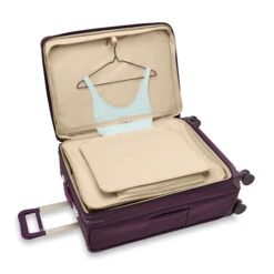 Briggs & Riley NEW Baseline Large Expandable Spinner- Plum -Samsonite Store image 970