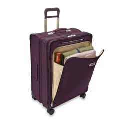 Briggs & Riley NEW Baseline Large Expandable Spinner- Plum -Samsonite Store image 971