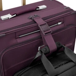 Briggs & Riley NEW Baseline Large Expandable Spinner- Plum -Samsonite Store image 975