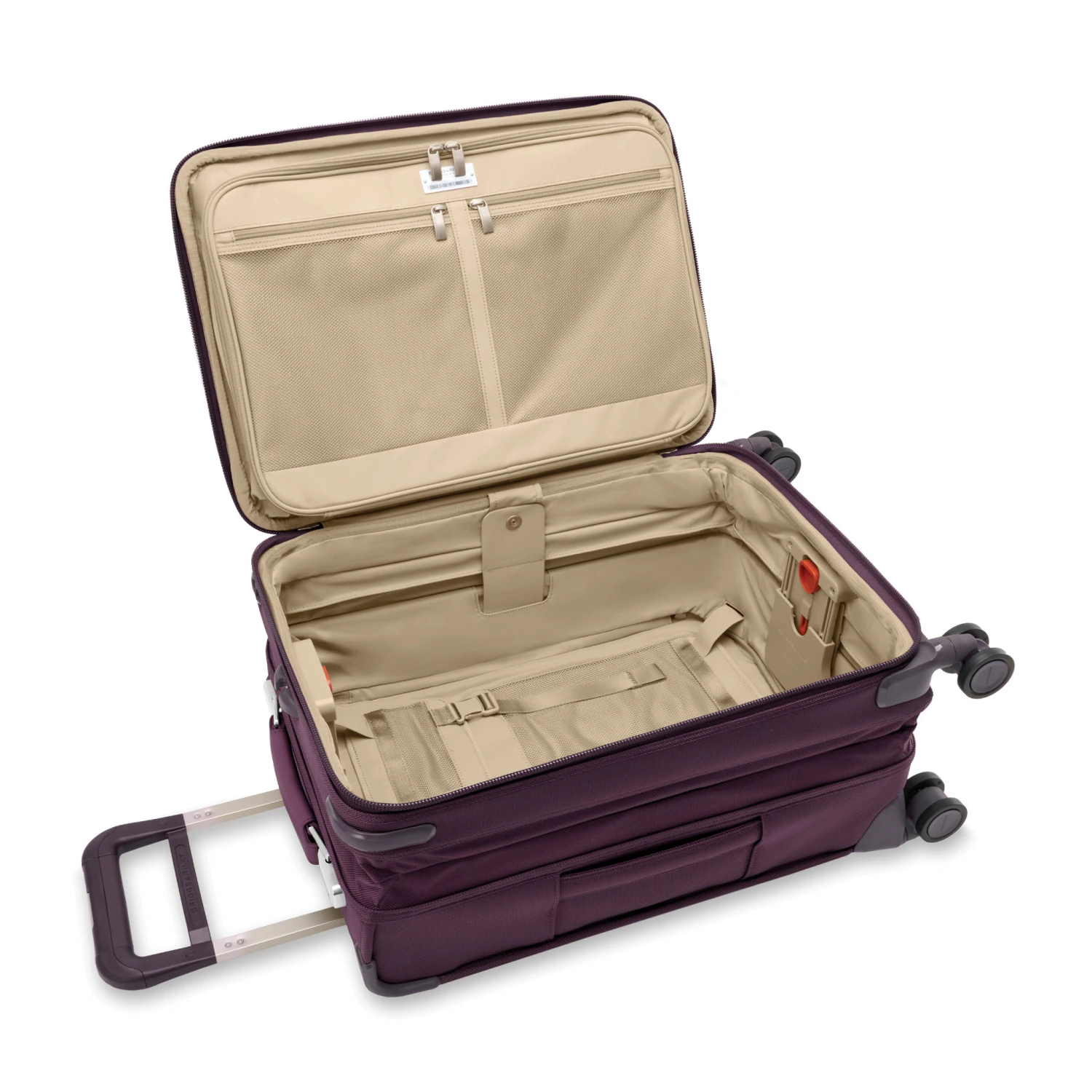 Briggs & Riley NEW Baseline Essential Carry-on Spinner- Plum 9 Briggs & Riley NEW Baseline Essential Carry-on Spinner- Plum - Image 7