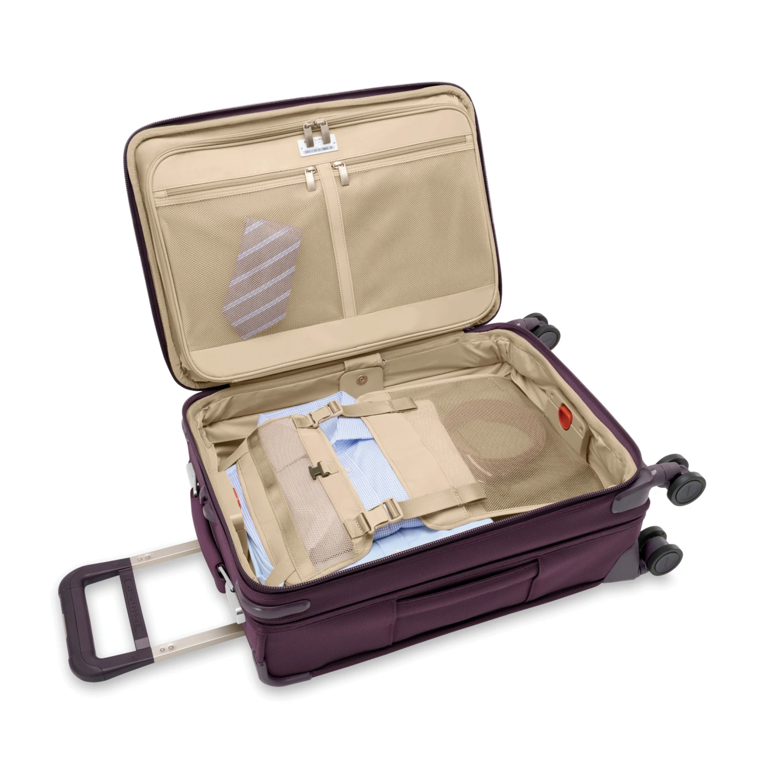 Briggs & Riley NEW Baseline Essential Carry-on Spinner- Plum 11 Briggs & Riley NEW Baseline Essential Carry-on Spinner- Plum - Image 9
